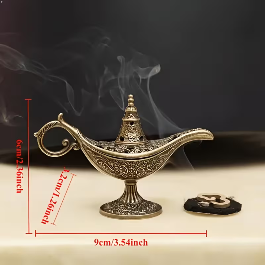Aladdin Lamp Incense Burner Set