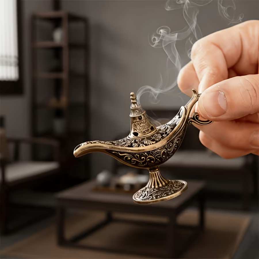 Aladdin Lamp Incense Burner Set