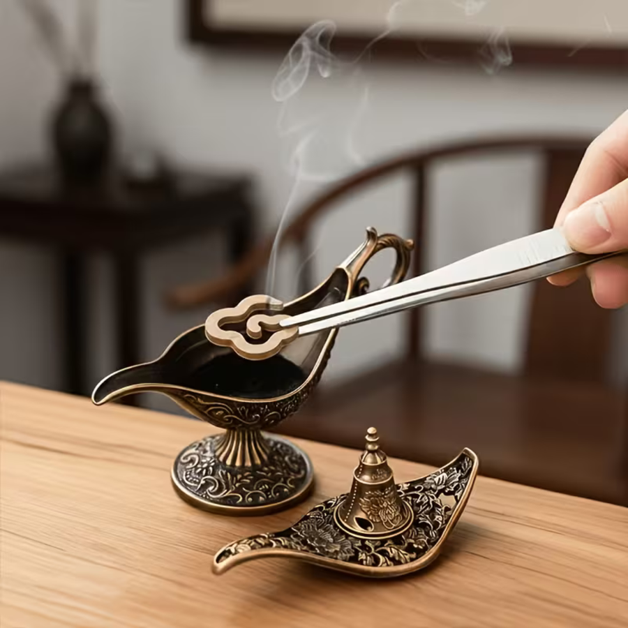 Aladdin Lamp Incense Burner Set