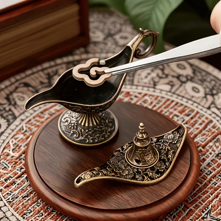 Aladdin Lamp Incense Burner Set