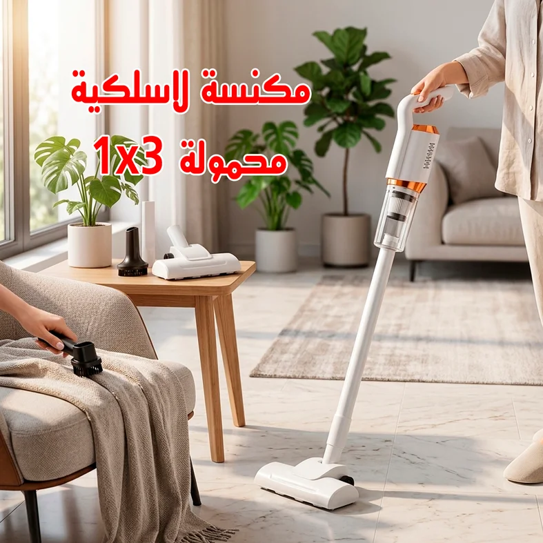 مكنسة لاسلكية محمولة 3 في 1