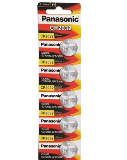 Panasonic CR2032 Lithium Battery Silver