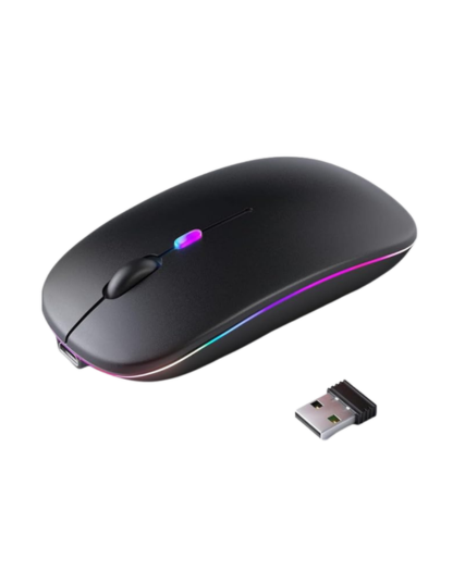 HP w10 Wireless Rechargable Mouse Black