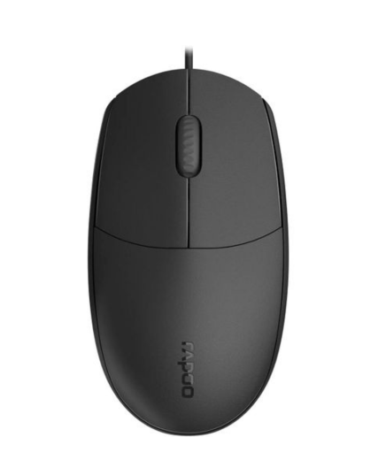Rapoo N100C Wired Optical Mouse BLACK