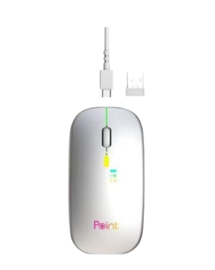POINT Silver wireless mouse PT-20 