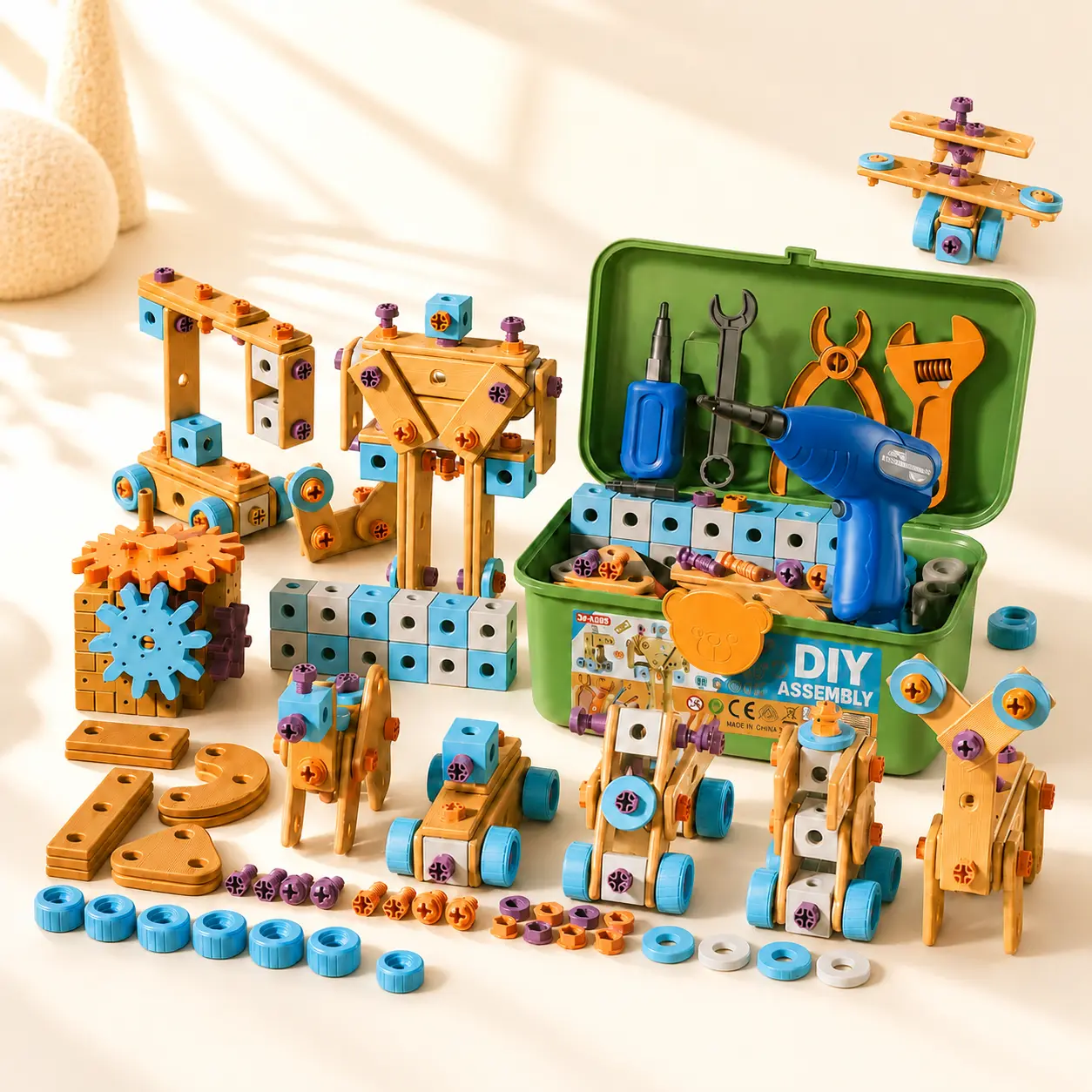 ورشة المهندس الصغير  144 قطعة | Little Engineer DIY Building Set 144PCS