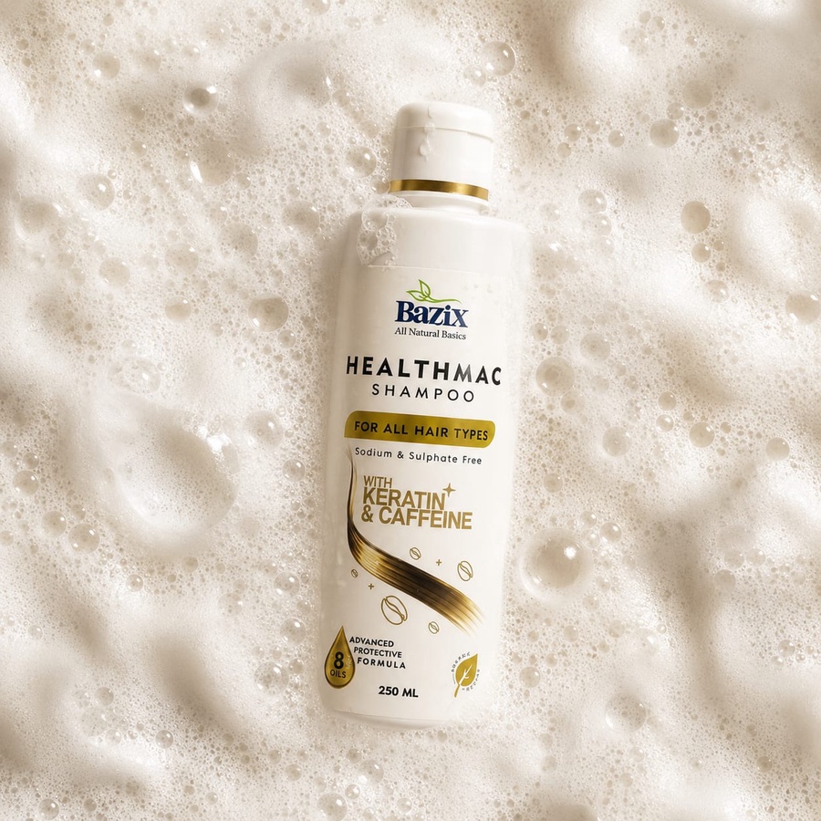 هيلثماك شامبو الكيراتين والكافيين | Healthmac Keratin and Caffeine Shampoo