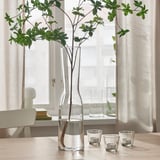 Vase, clear glass, 45 cm ikea