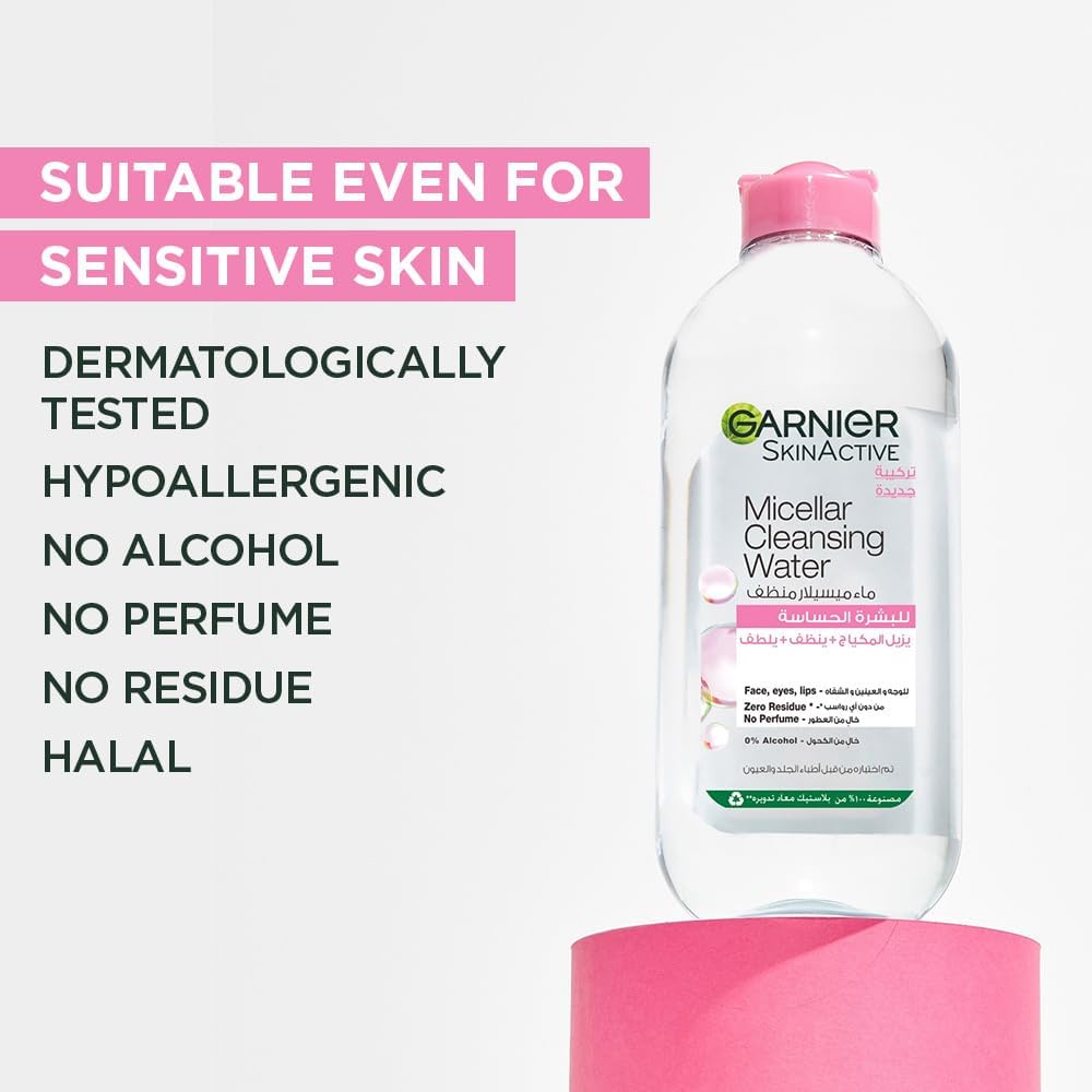 Garnier Micellar Water Face Cleanser & Daily Make-up Remover