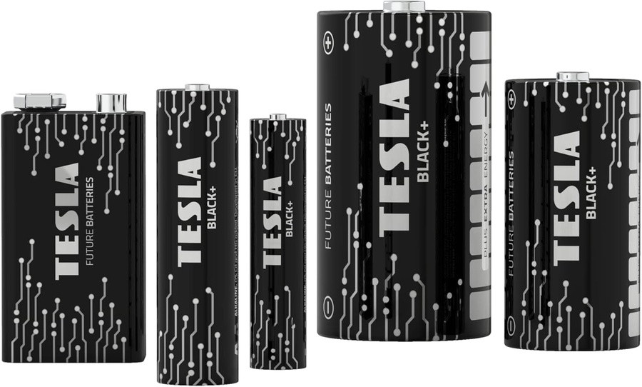 BATTERIES  C BLACK+ Alkaline - Mercury Free Alkaline Manganese Battery, Pack of 2 PCS