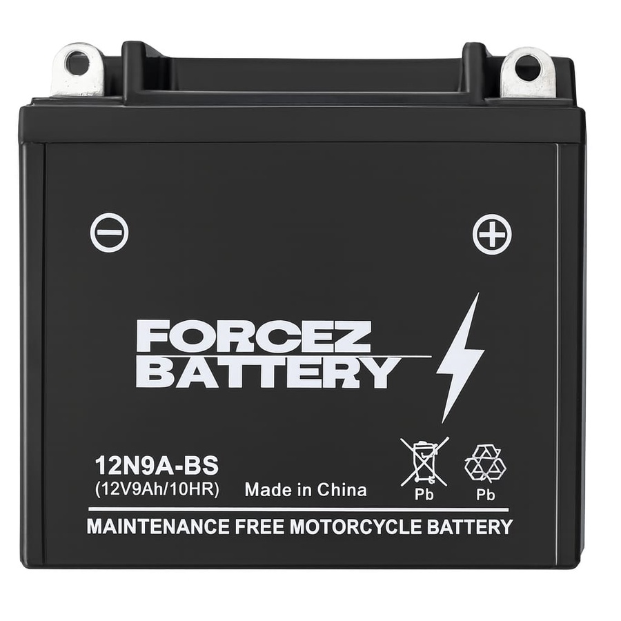 FORCEZ BATTERY 12N9A-BS for gasoline motorcycles