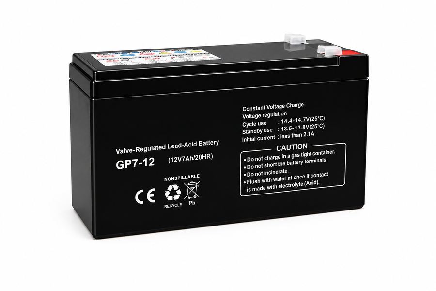 GP RECHARGABLE BATTERY 12VOLT- 7AH