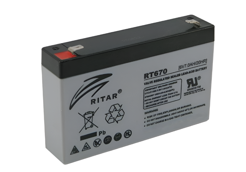RITAR  Battery 6V 7.0AH MADE IN VIETNAM