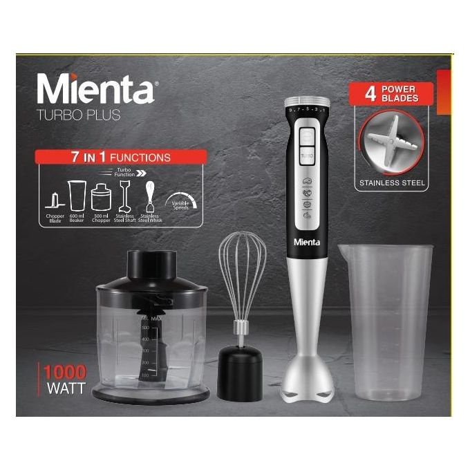 MIENTA HAND BLENDER 7*1 1000WATT