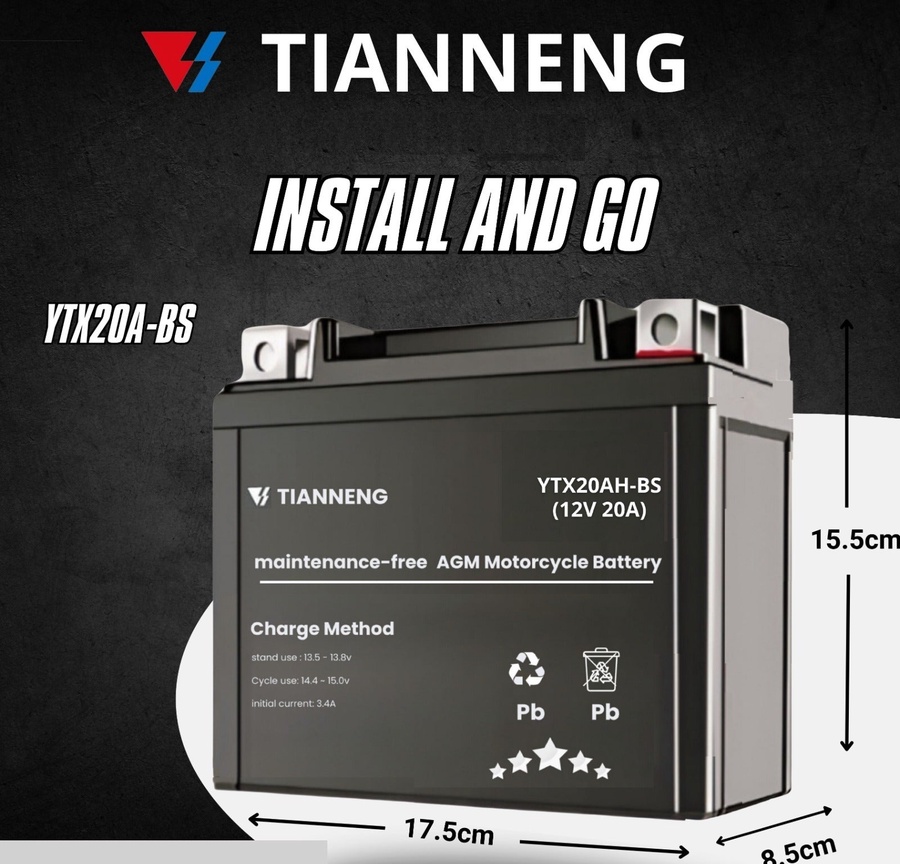 TIANNENG 12VOLT -38AH