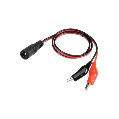 DC Female Jack to Alligator Clips - 20cm