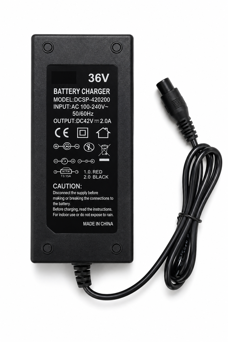 Battery Charger Hoverboard 36  V 2.0 OUTPUT 42V