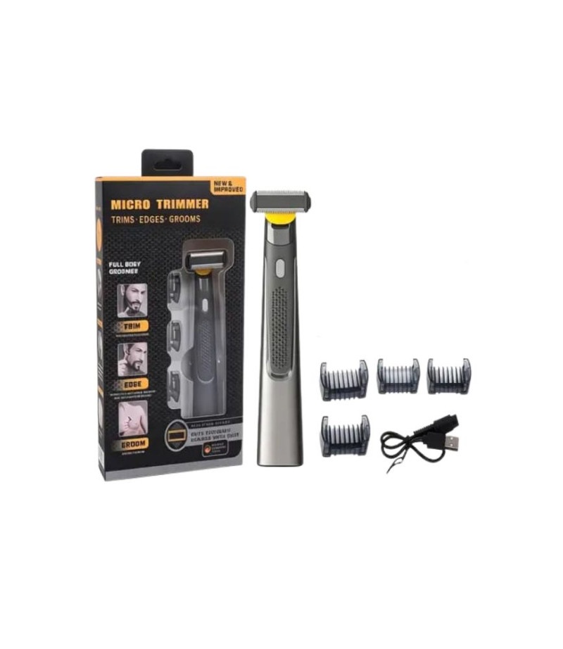 ماكينة Micro Trimmer لتشذيب شعر الجسم متعددة الاستخدامات قابلة لإعادة الشحن