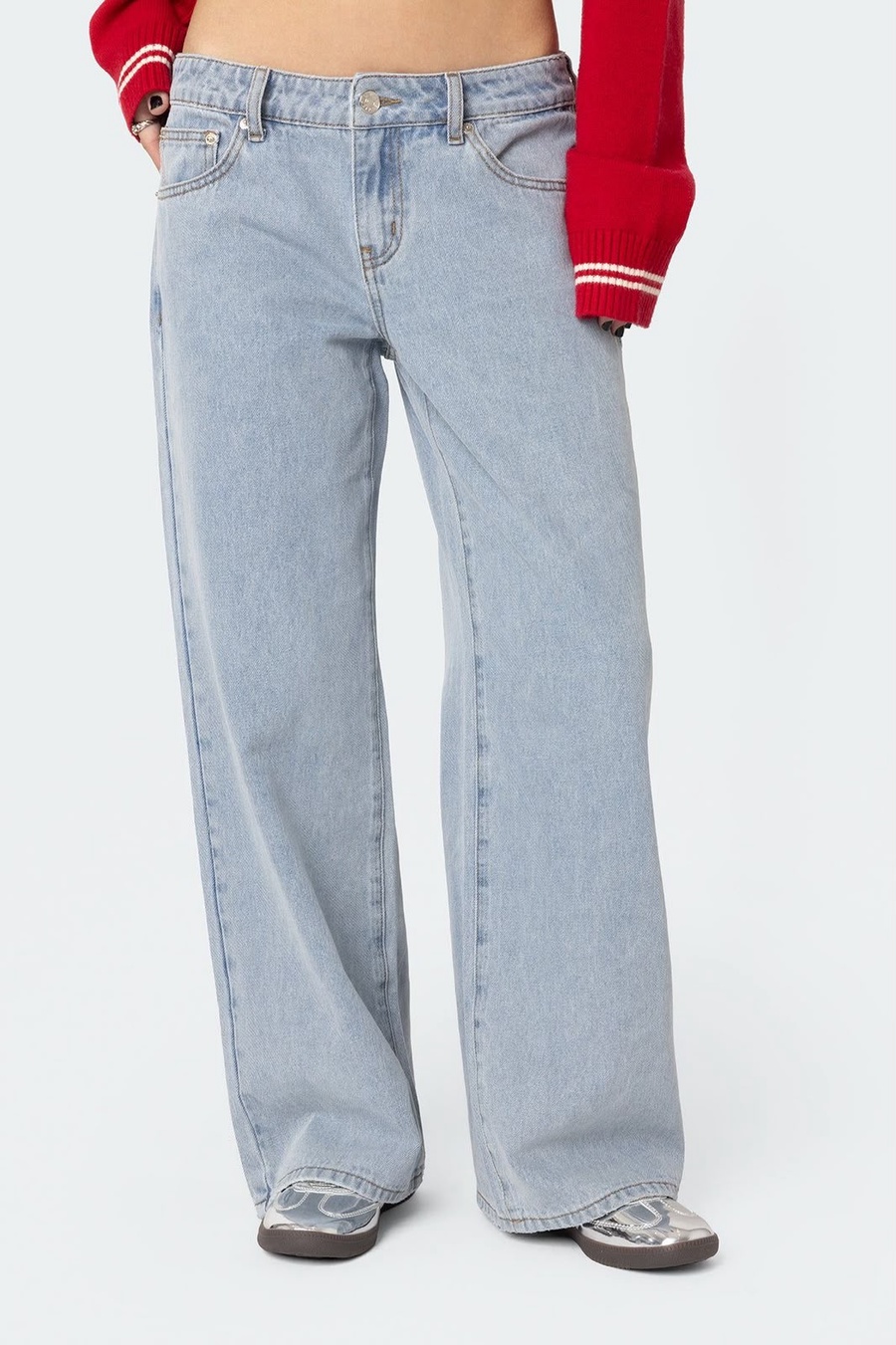 Balloon Fit Jeans for Women - Light Wash High Waist Denim | BLUECUT Egypt