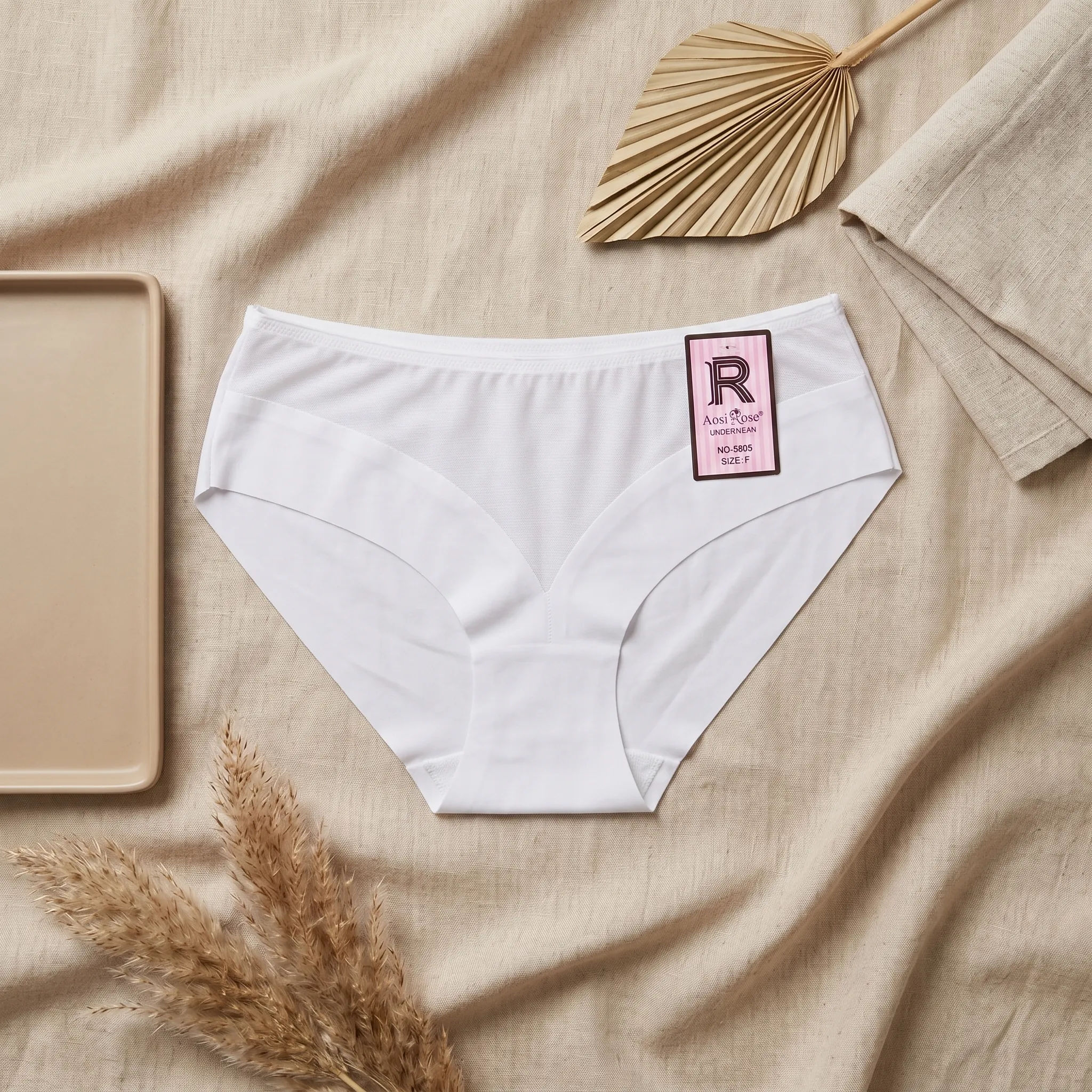 Seamless Sheer Inlay Comfort Panties