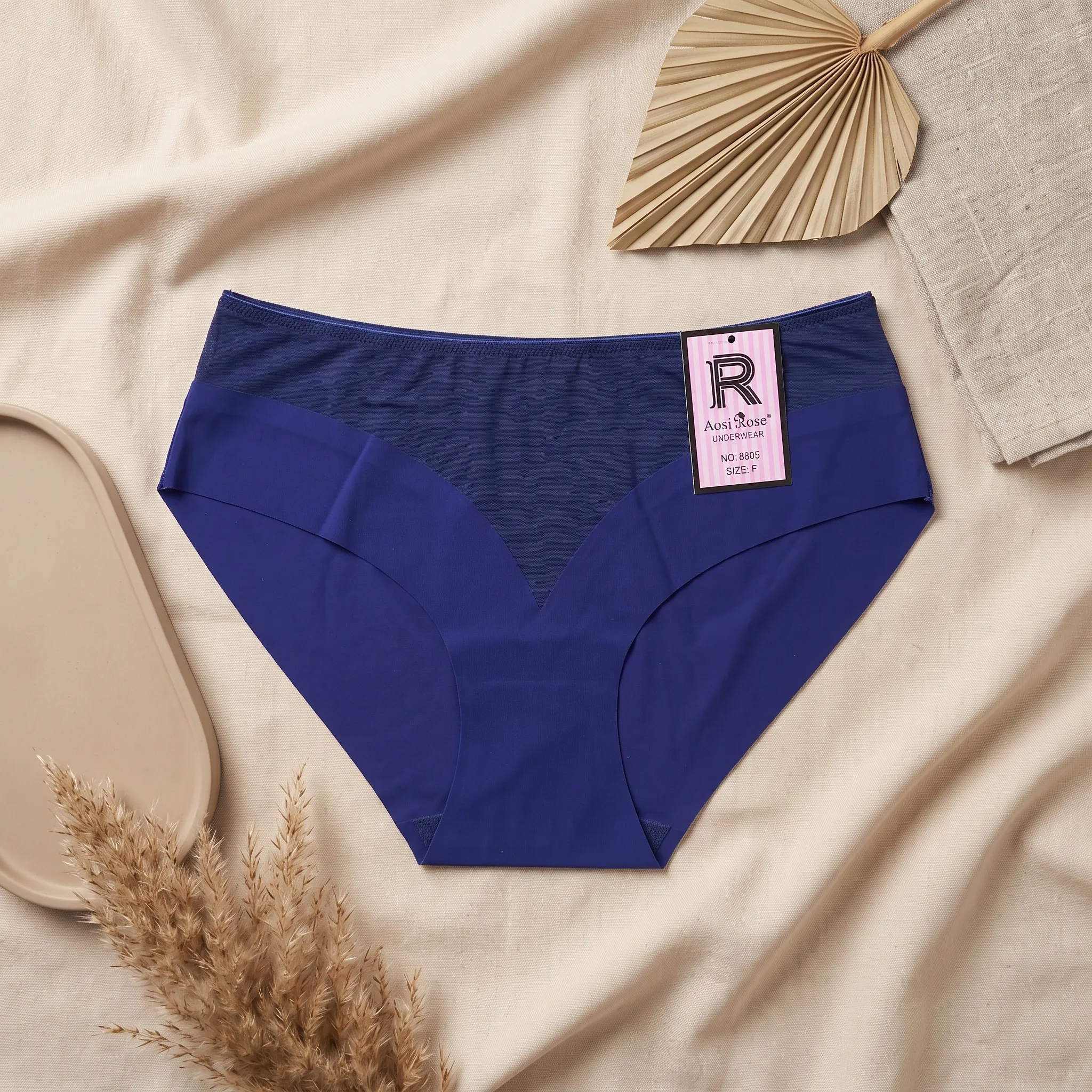Seamless Sheer Inlay Comfort Panties