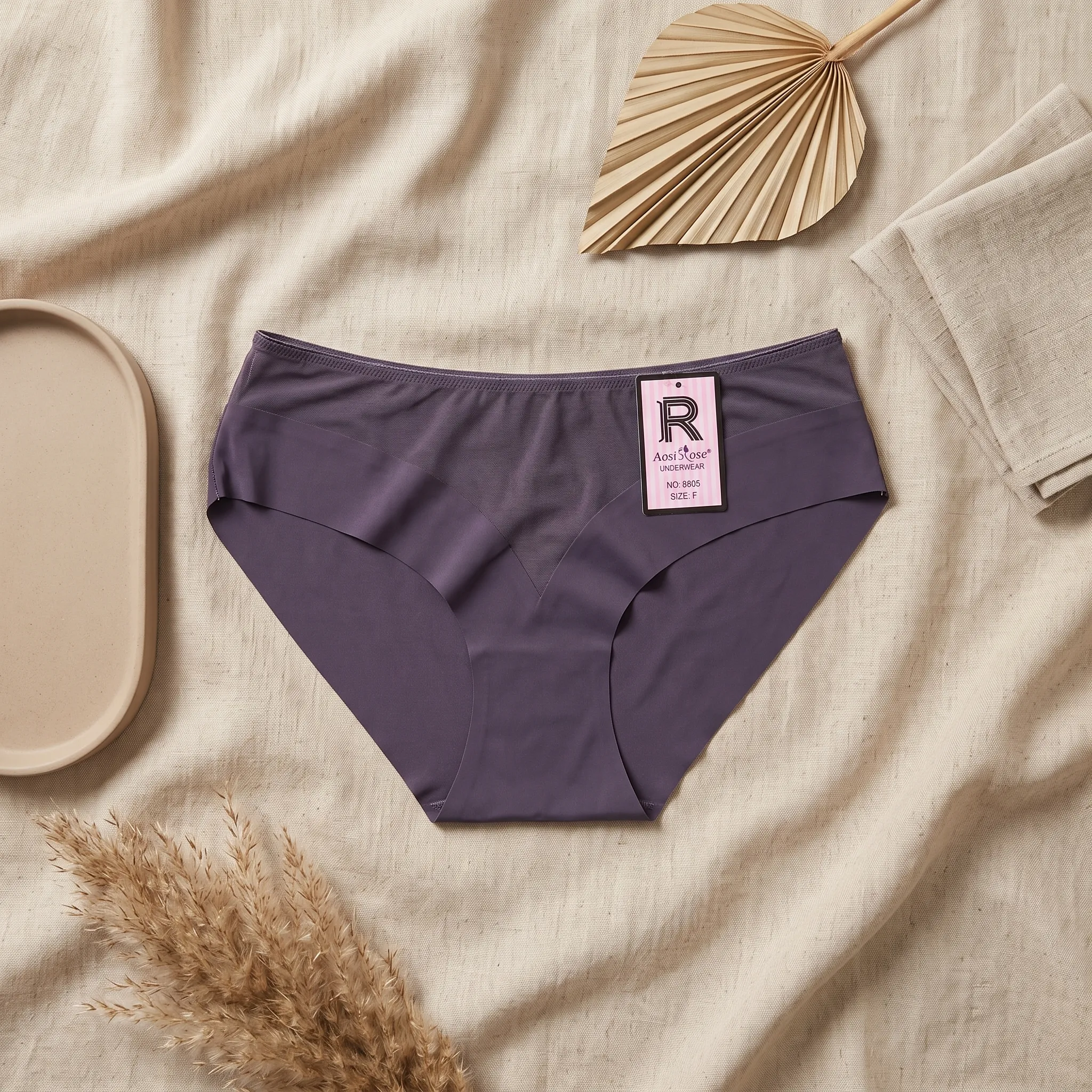 Seamless Sheer Inlay Comfort Panties