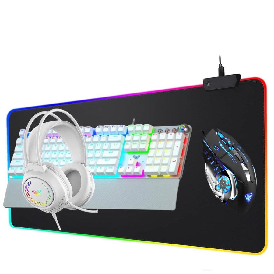 AULA Gaming Bundle White 