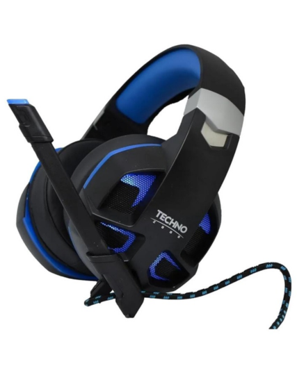 Techno Zone K60 Gaming Headset 2.2mm USB Headphones with Noise Cancelling Microphone
