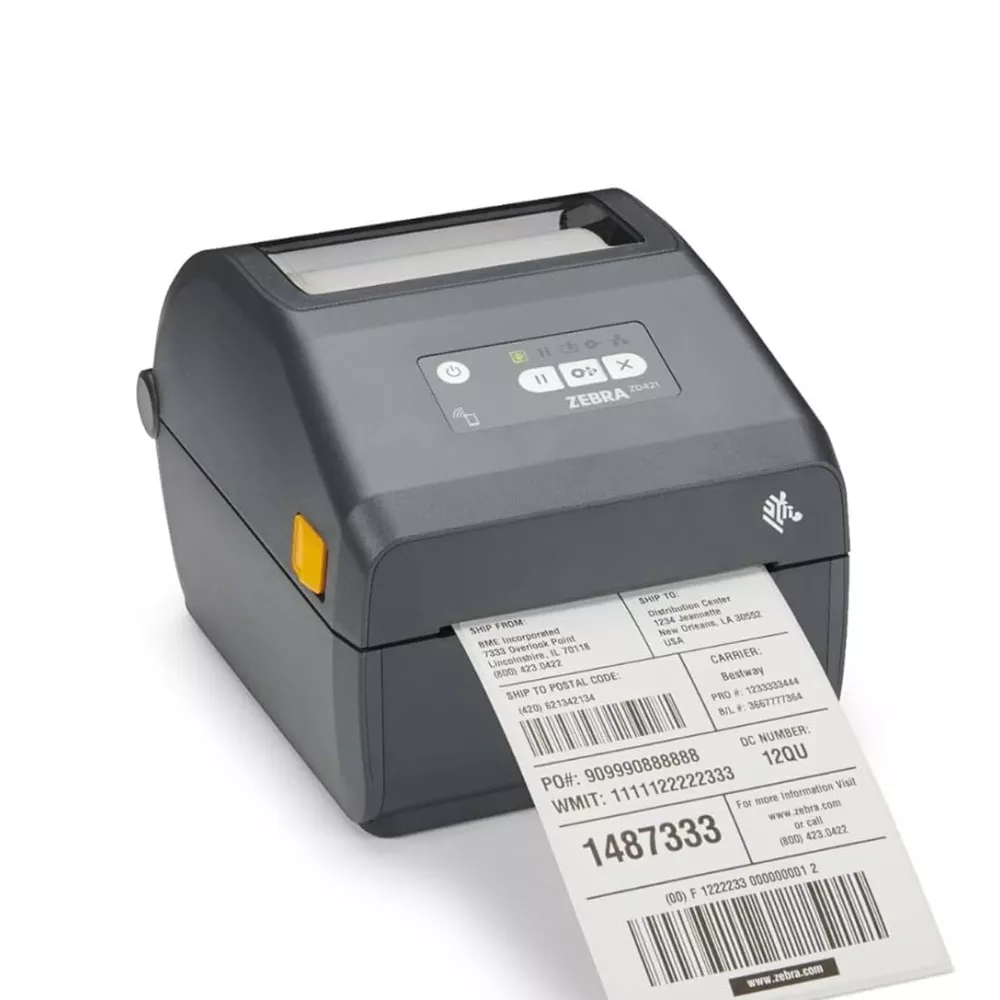 ZD421T Desktop Thermal Transfer Barcode Label Printer: 4-Inch Wide
