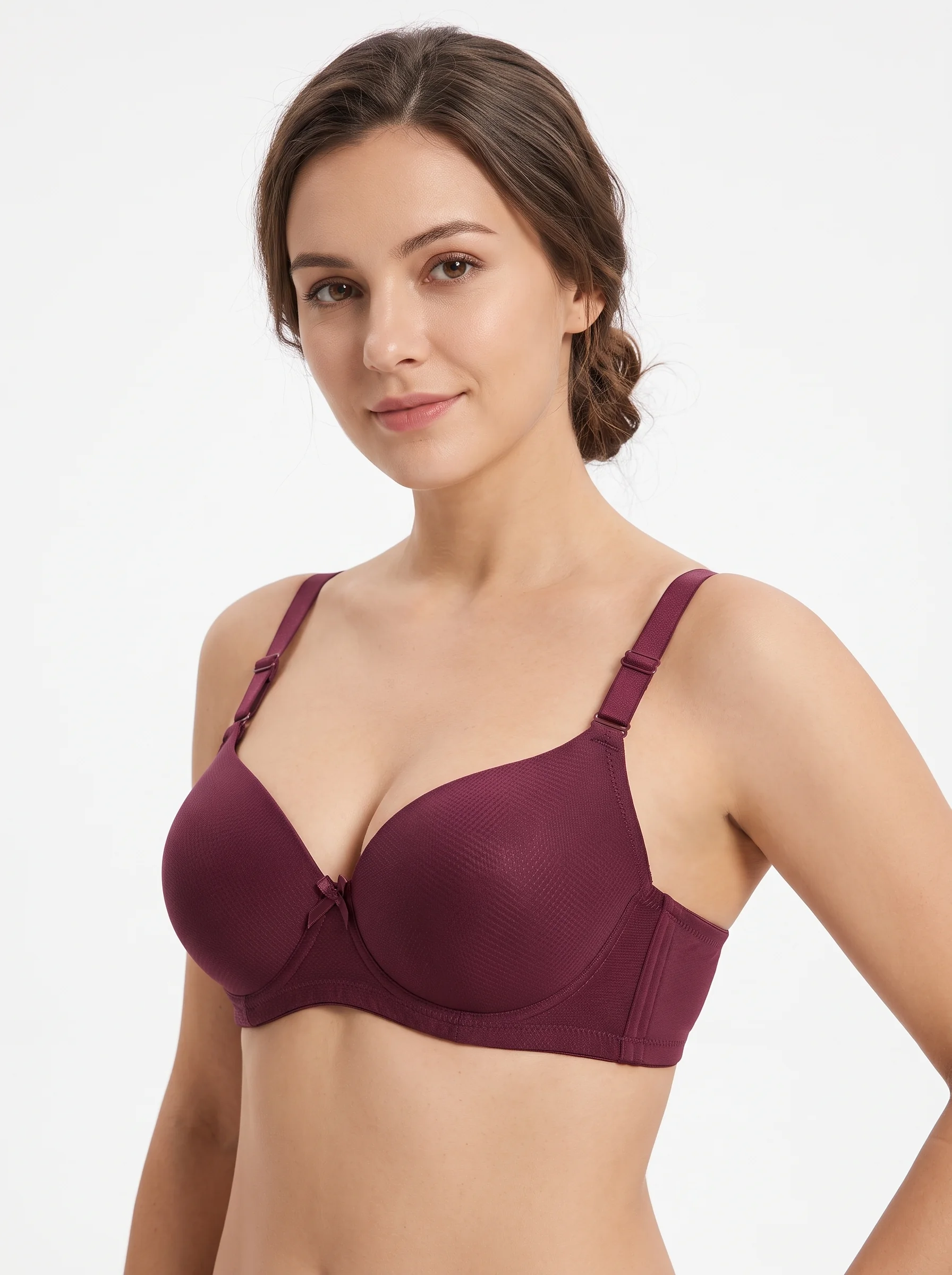 Classic Textured Full Coverage Bra