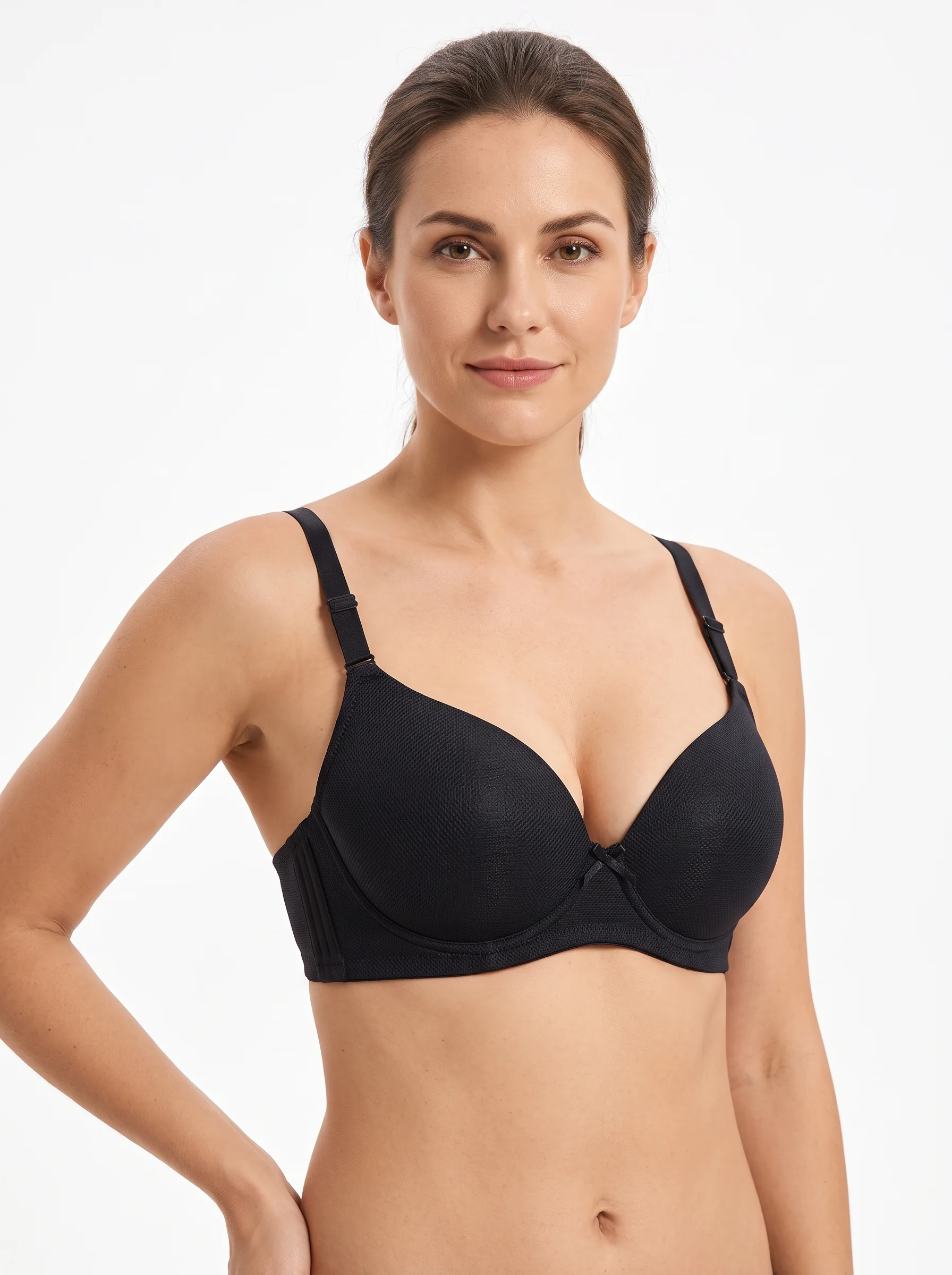 Classic Textured Full Coverage Bra
