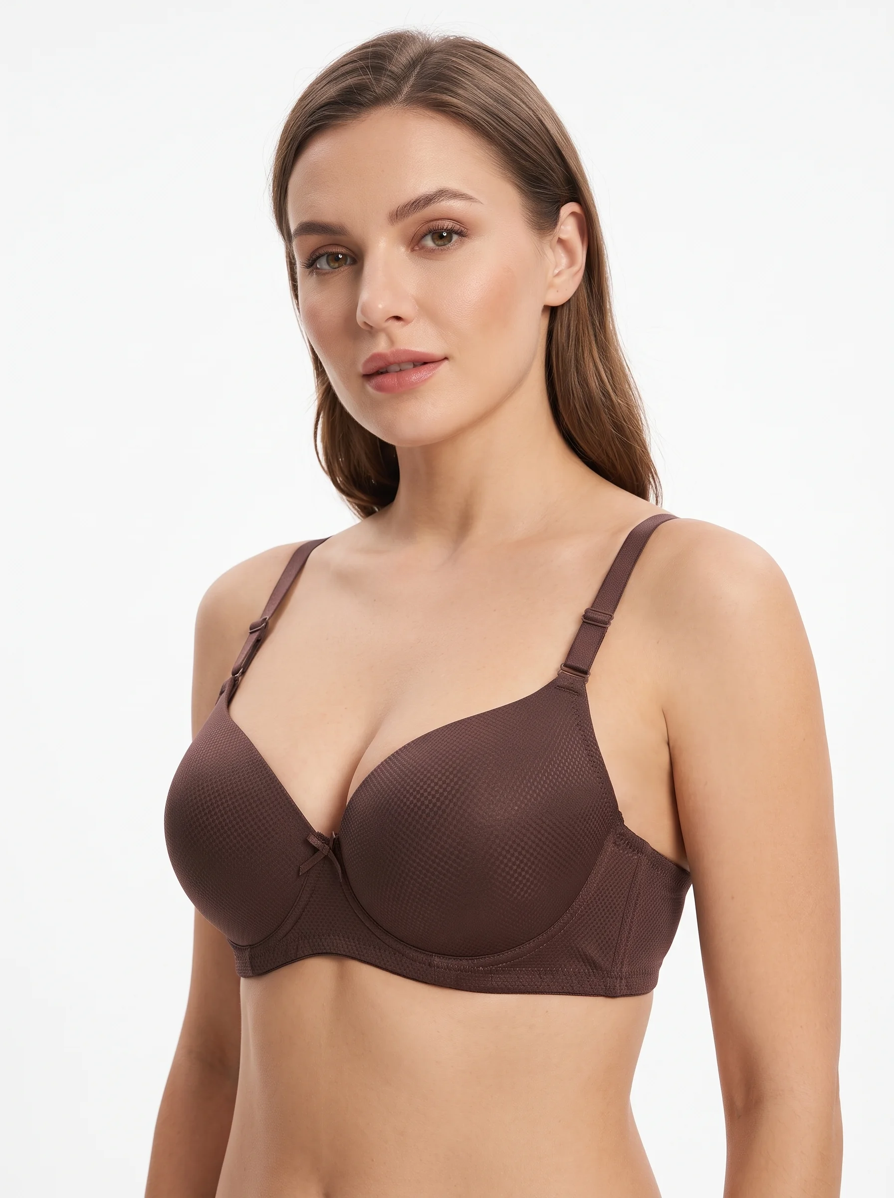 Classic Textured Full Coverage Bra