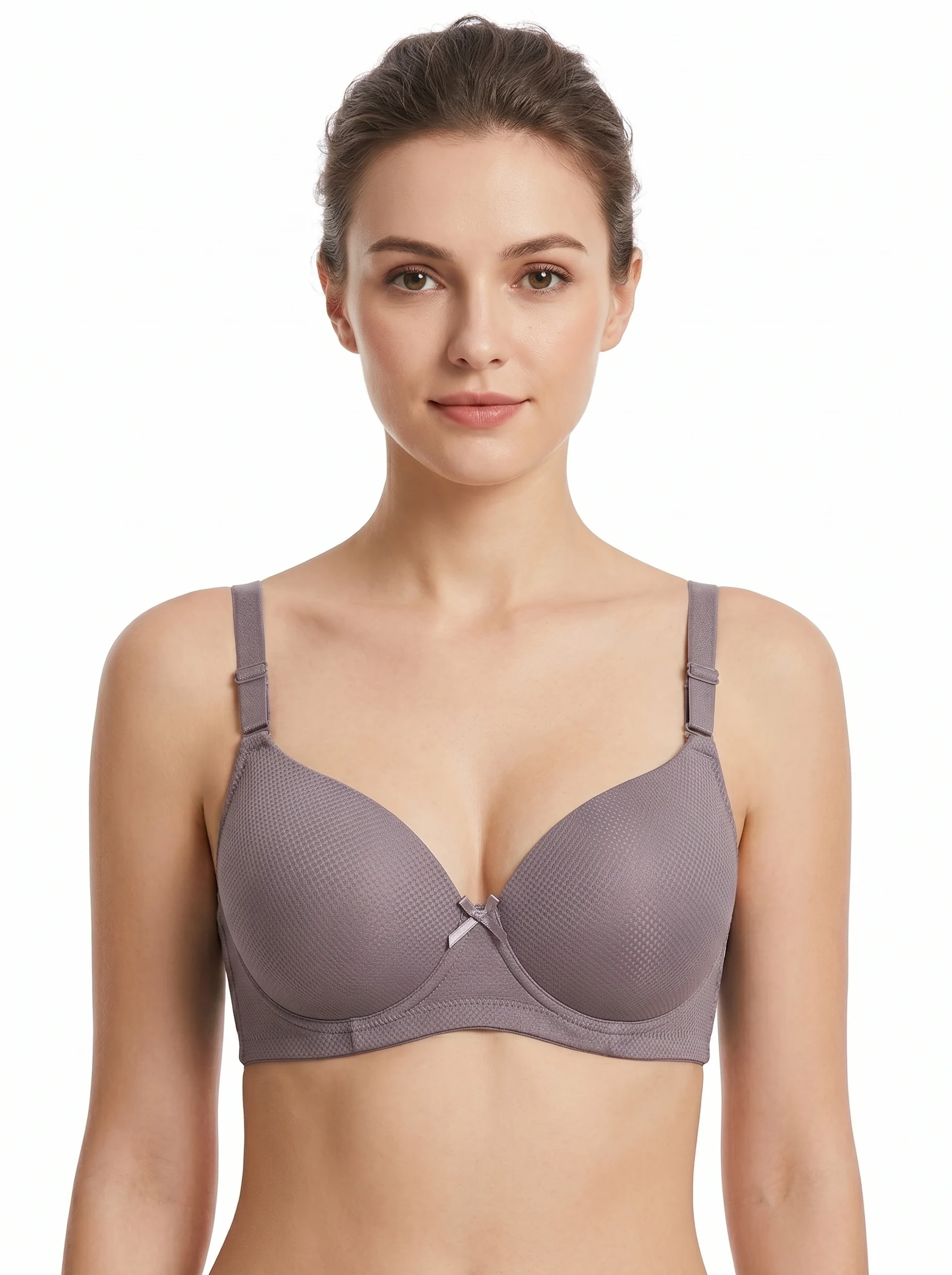 Classic Textured Full Coverage Bra