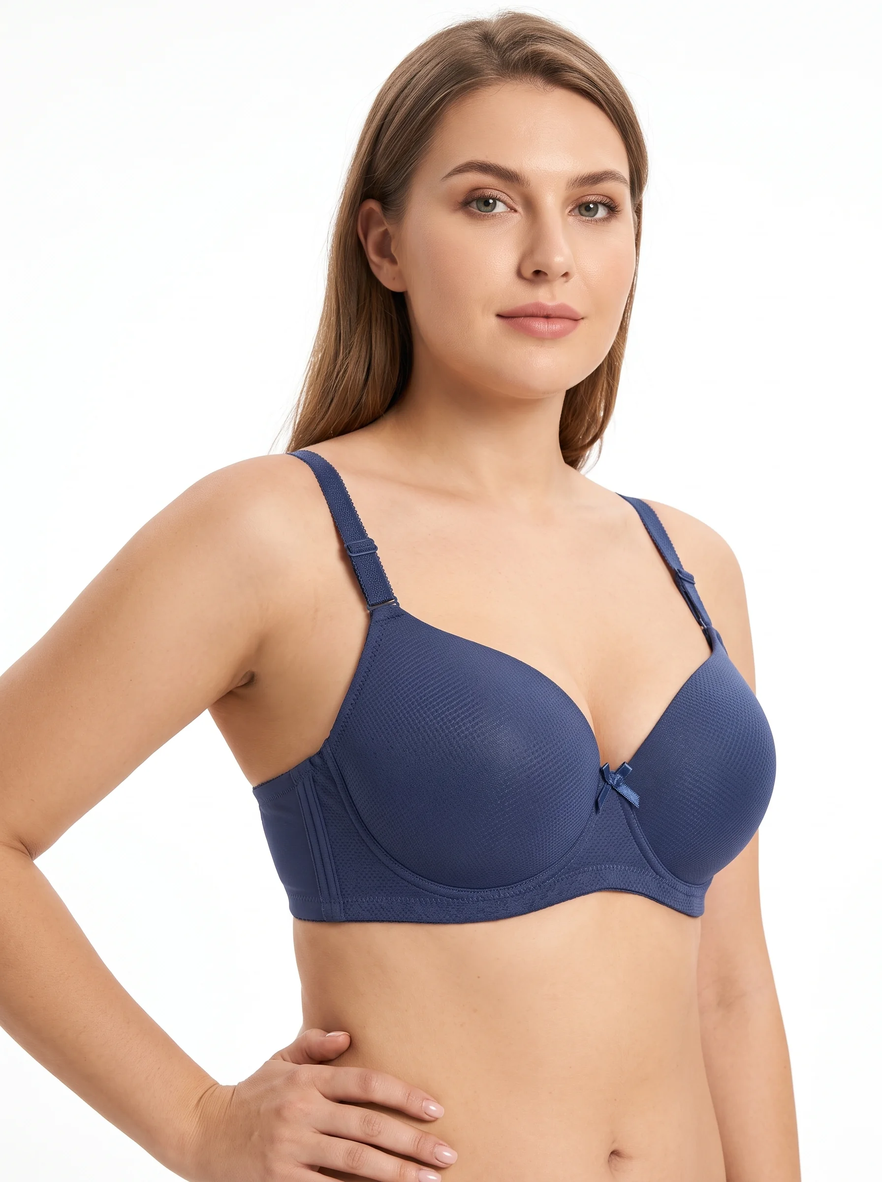 Classic Textured Full Coverage Bra