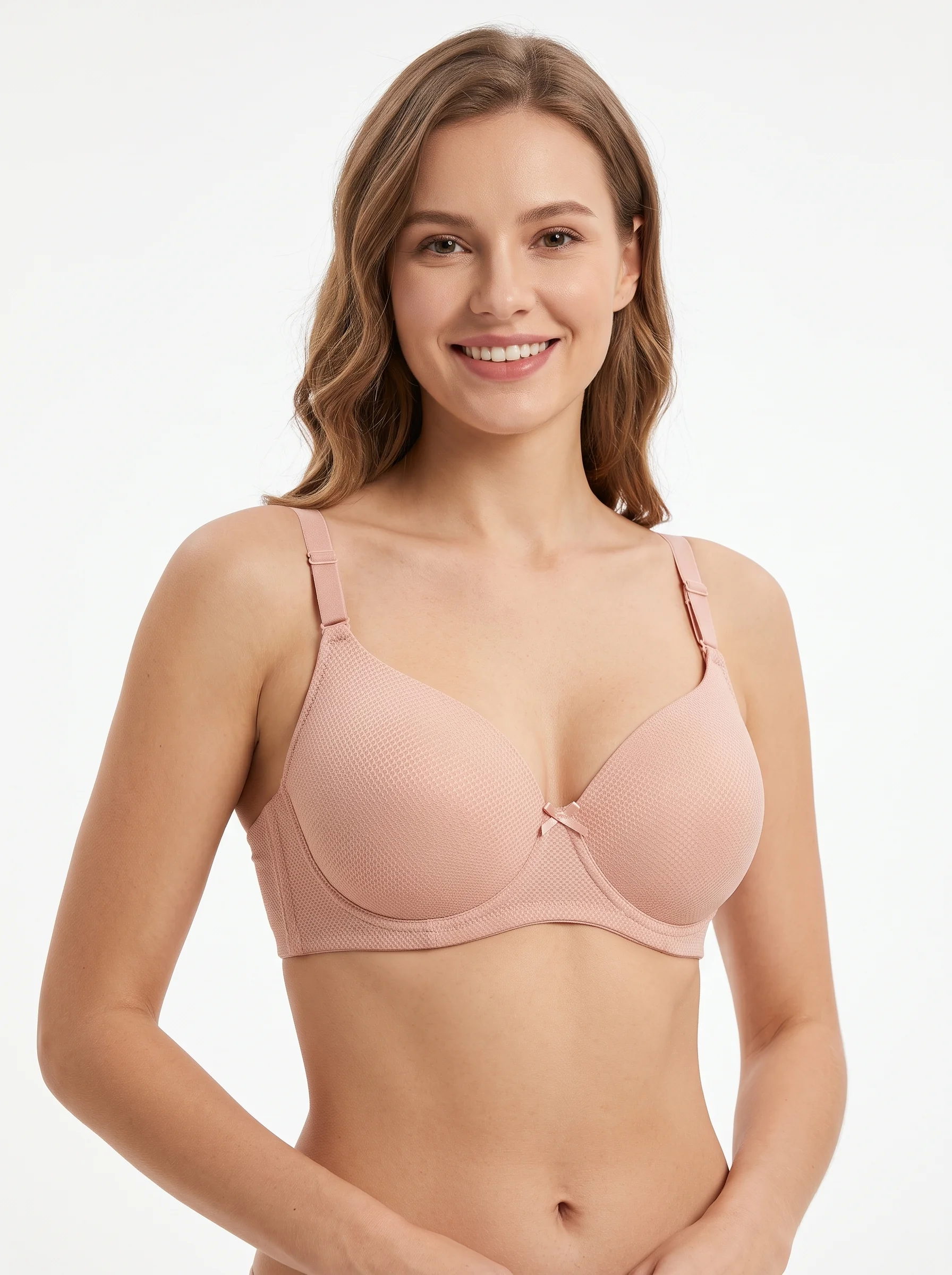 Classic Textured Full Coverage Bra