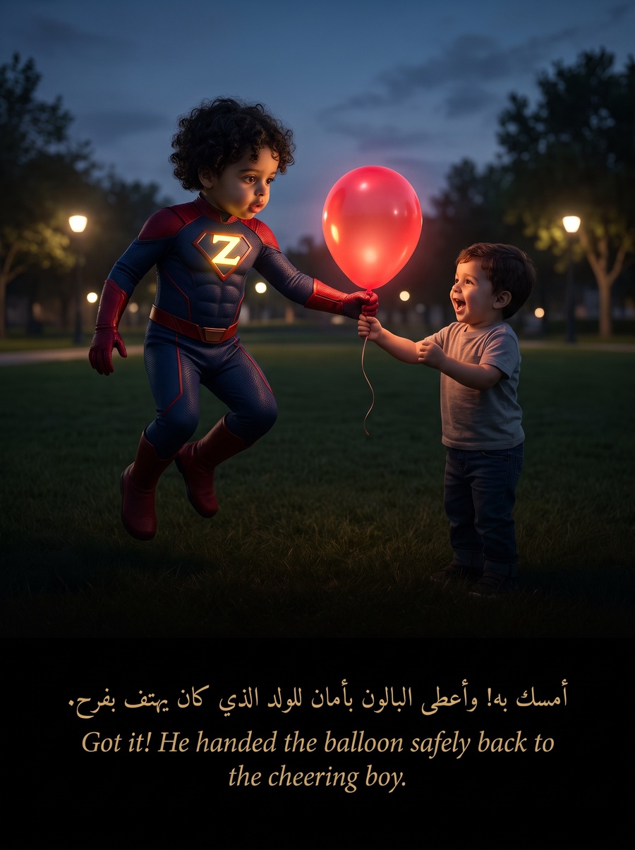 مغامرة زياد في الغابه المضيئه