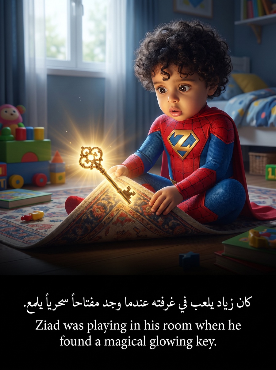 مغامرة زياد في الغابه المضيئه