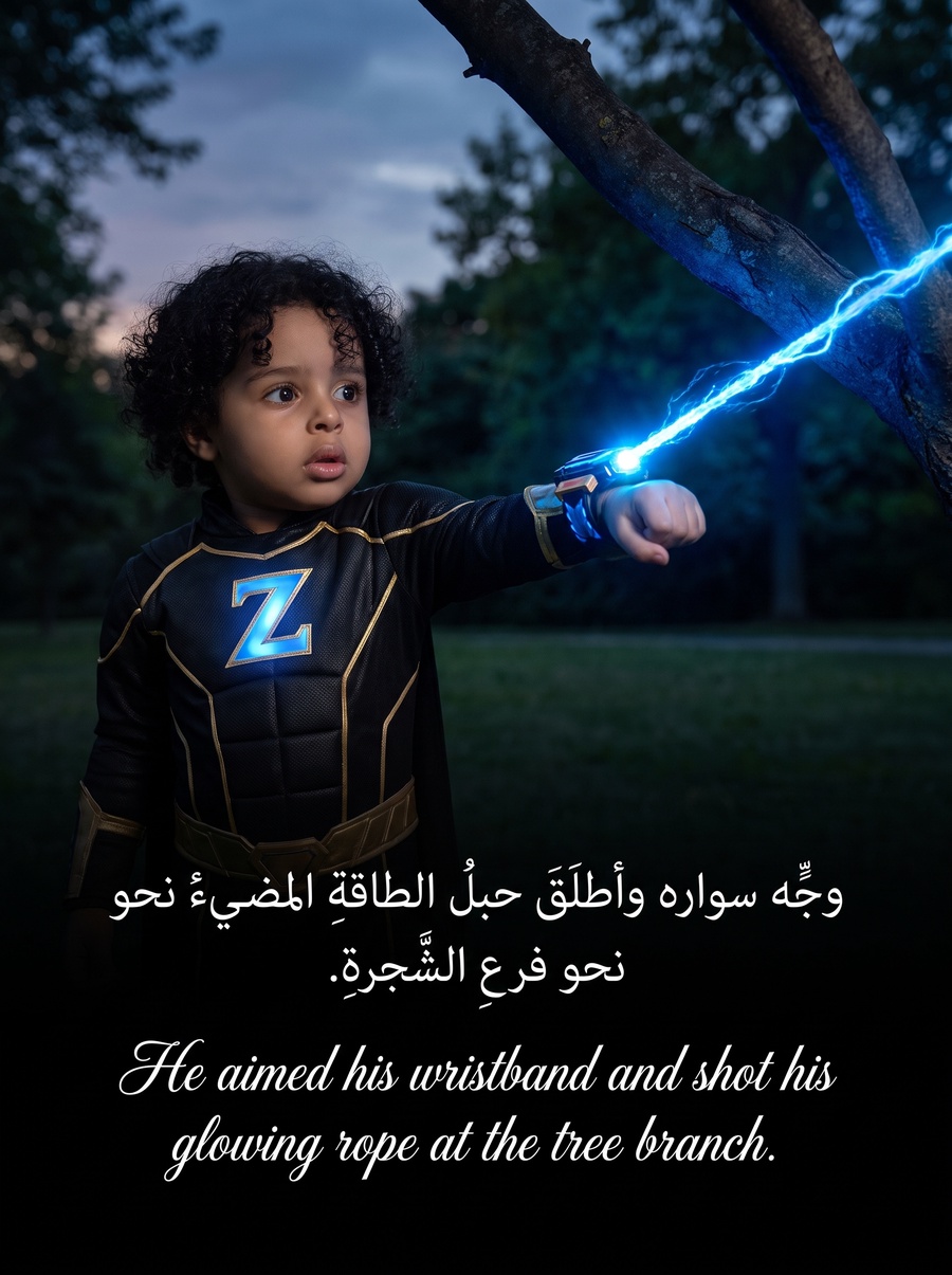 مغامرة زياد في الغابه المضيئه
