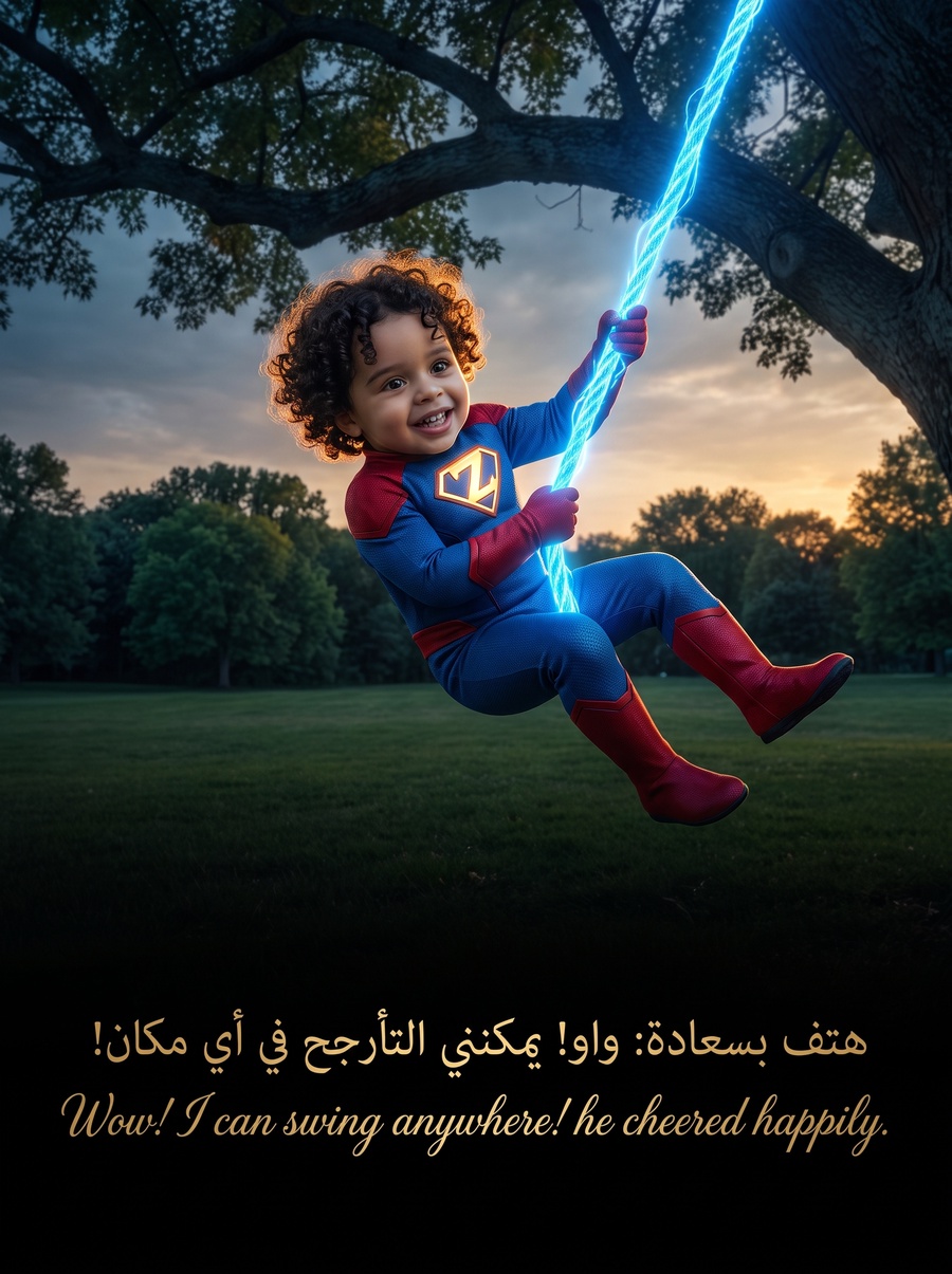 مغامرة زياد في الغابه المضيئه
