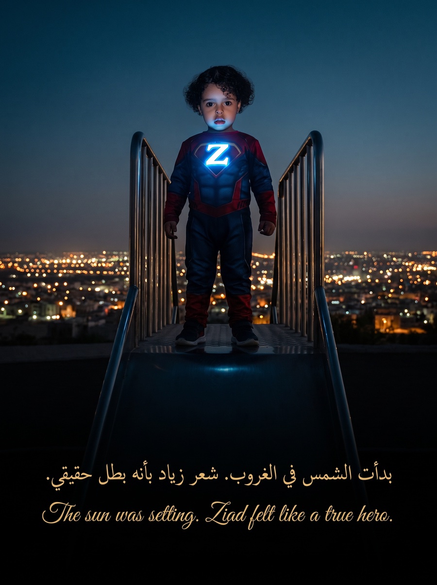 مغامرة زياد في الغابه المضيئه