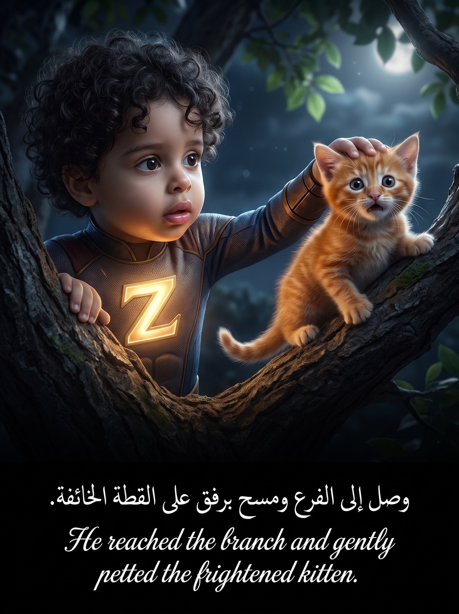مغامرة زياد في الغابه المضيئه