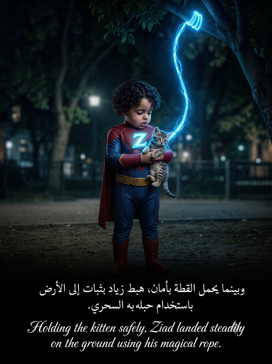 مغامرة زياد في الغابه المضيئه