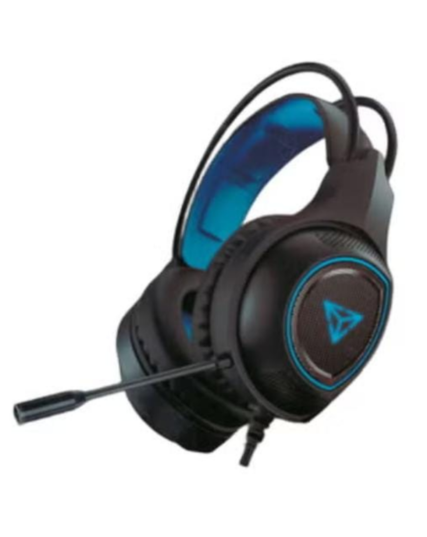 REEVOO Gaming Headset – 7.1 Surround Sound Wired Headset with LED Lighting & Microphone
