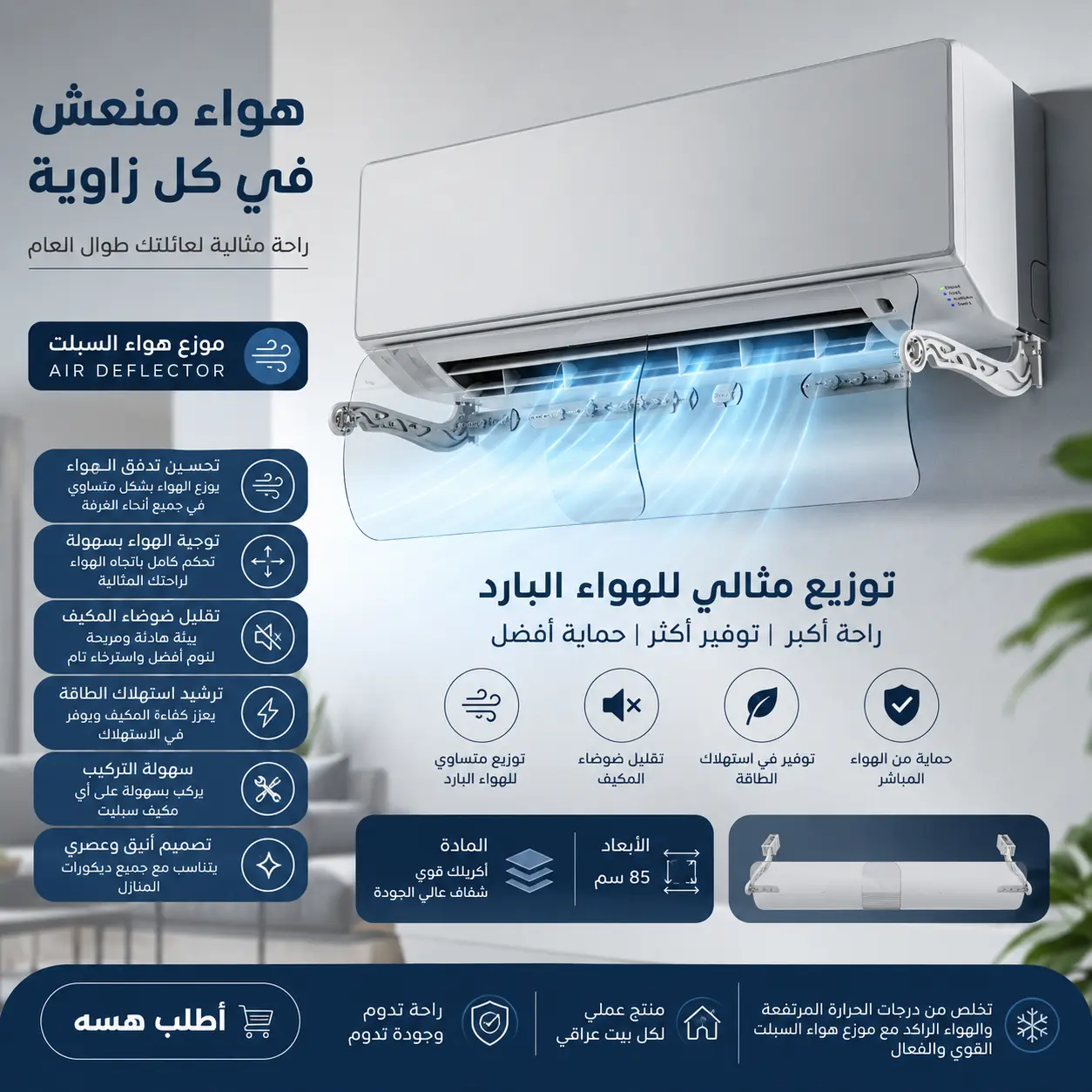 تفاصيل موزع هواء السبلت
