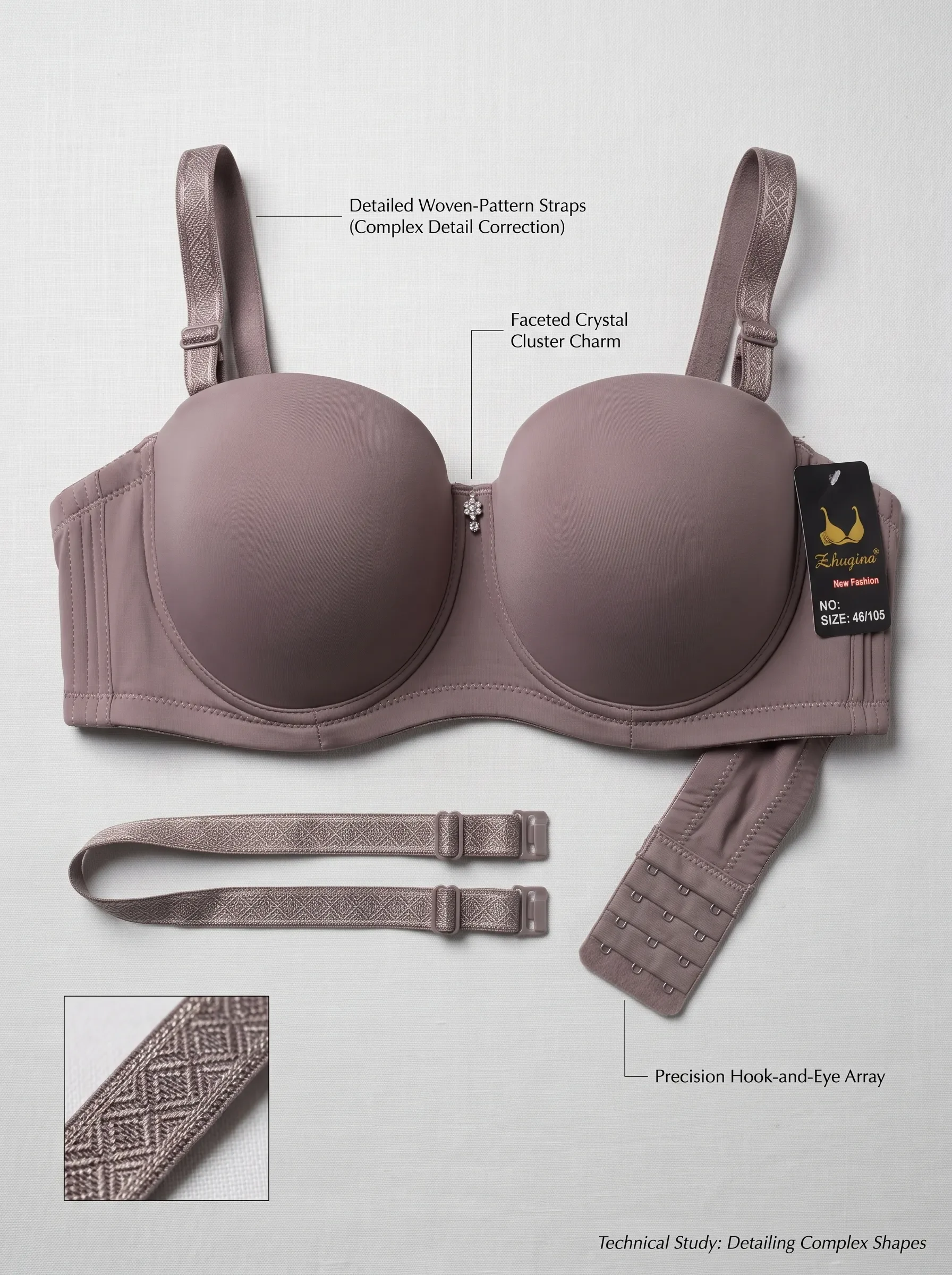 Convertible Strapless Full Coverage Bra