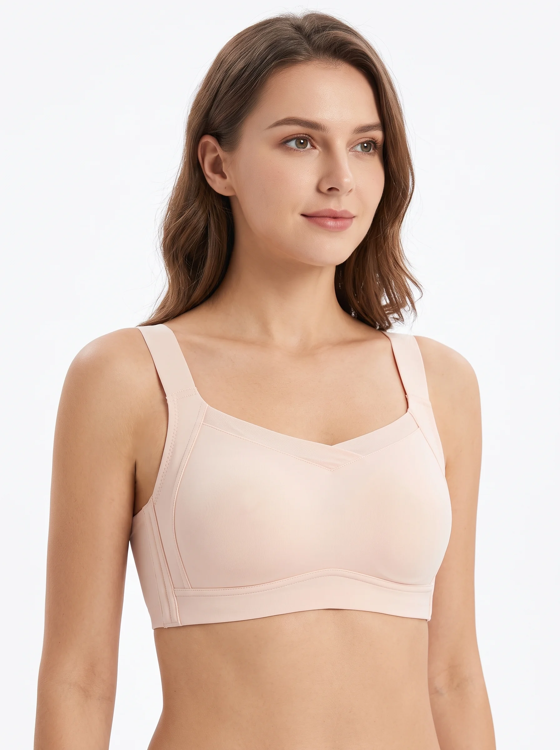 Latex-Full Coverage Wireless Minimizer Bra