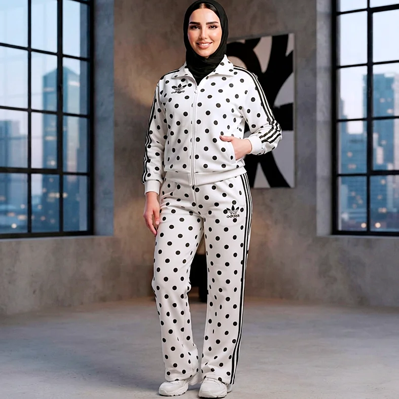adidas polka dot suit