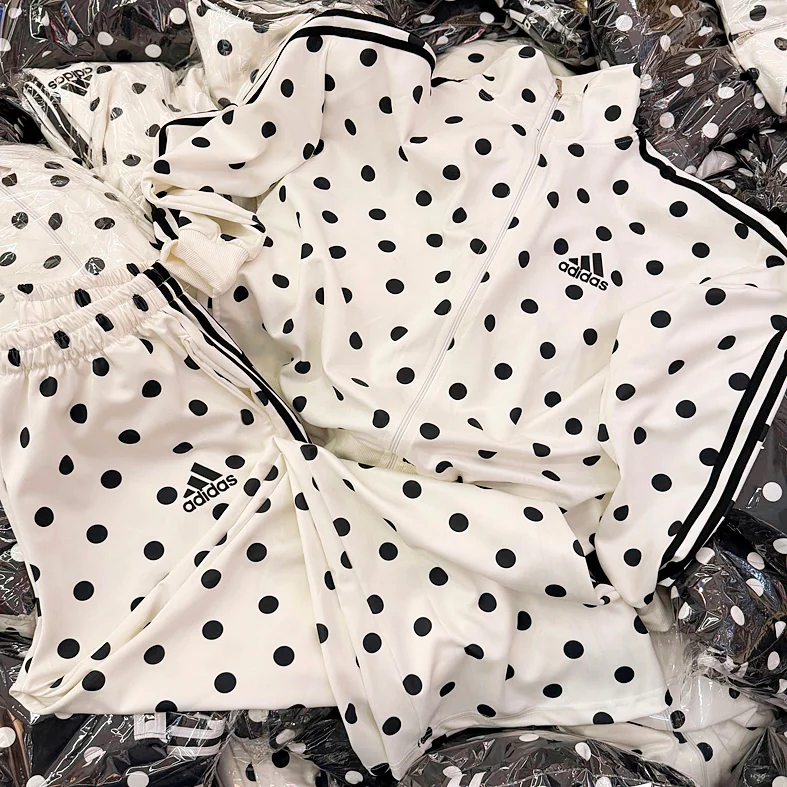 adidas polka dot suit