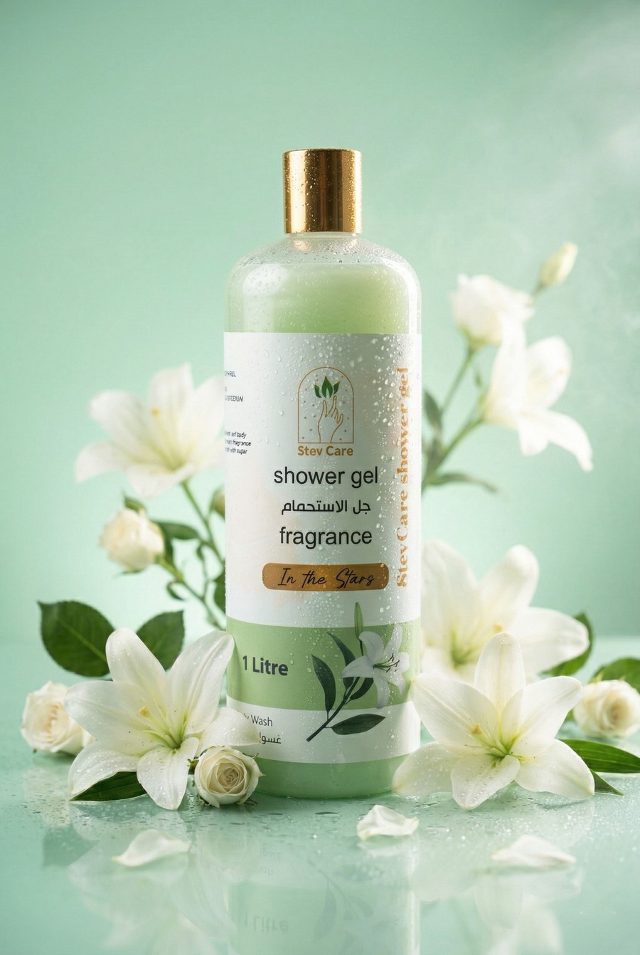 StevCare Shower Gel Vanilla 1000ml – شاور جل ستيف كير