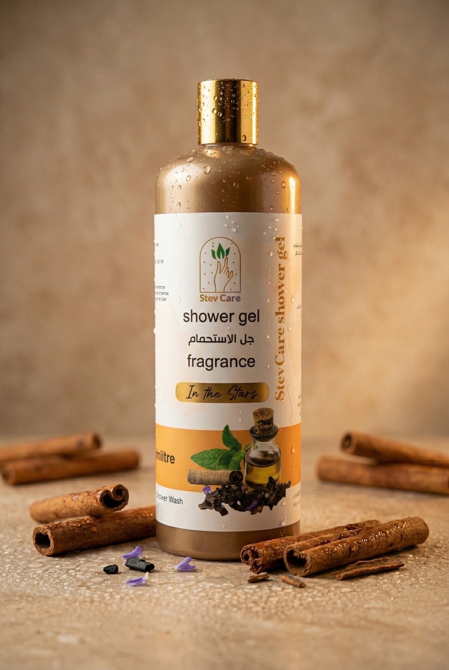 StevCare Shower Gel Oud 1000ml – شاور جل ستيف كير